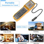 Inverter auto 12V a 220V con doppia USB e 3 porte