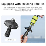 Asta telescopica selfie in alluminio 1,1 m per action camera