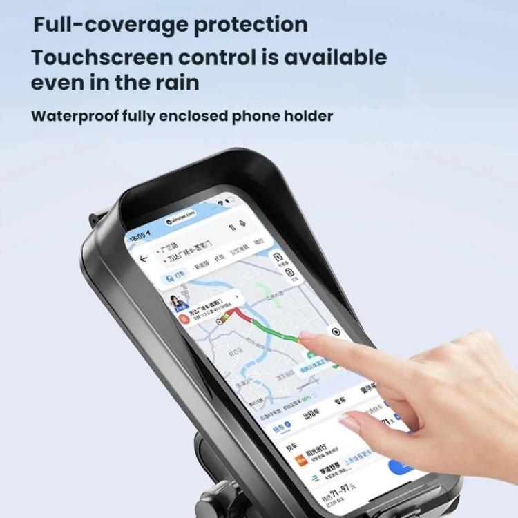 Supporto impermeabile per telefono da moto e bicicletta