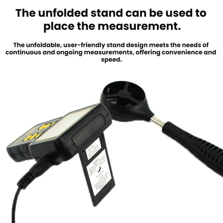 Anemometro SMART SENSOR con cassetta degli attrezzi per il trasporto, SmartSensor AR836+