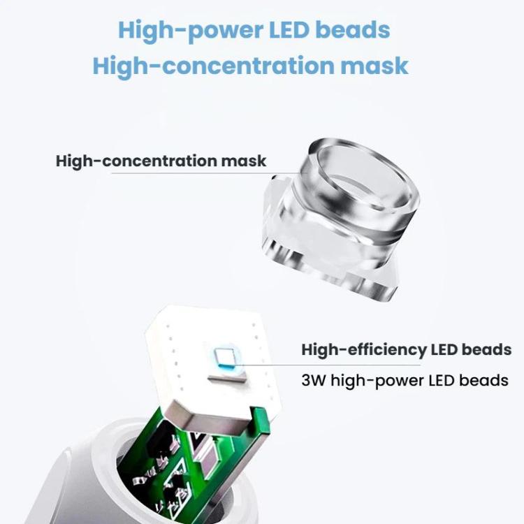 Lampada LED portatile 3W per asciugatura unghie ricaricabile