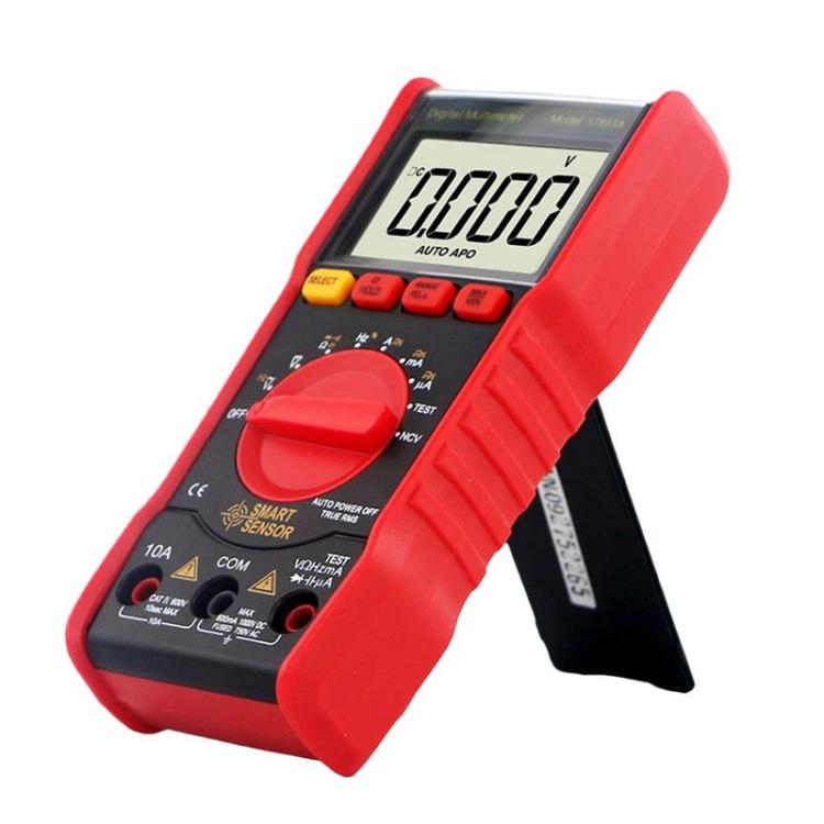 SMART SENSOR Multimetro digitale automatico portatile multifunzione ad alta precisione, ST833A