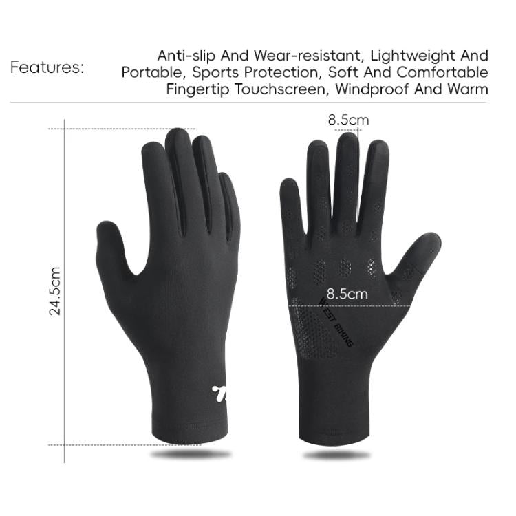 Guanti ciclismo invernali termici con touchscreen