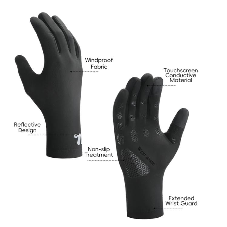 Guanti ciclismo invernali termici con touchscreen