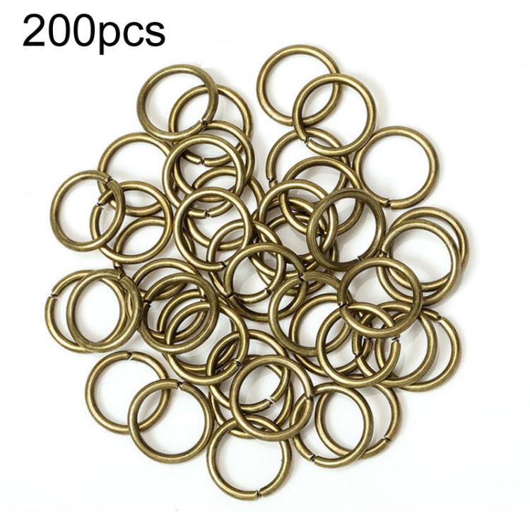 200 anelli di congiunzione per gioielli 1.2x12mm