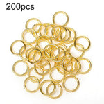 200 anelli di congiunzione per gioielli 1.2x12mm