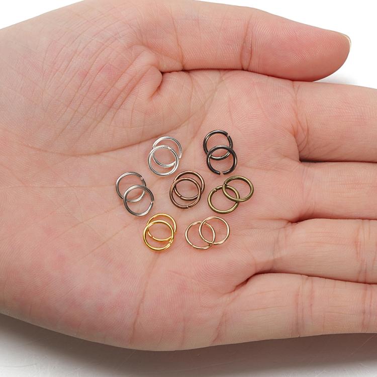 200 anelli di congiunzione per gioielli 1.2x12mm