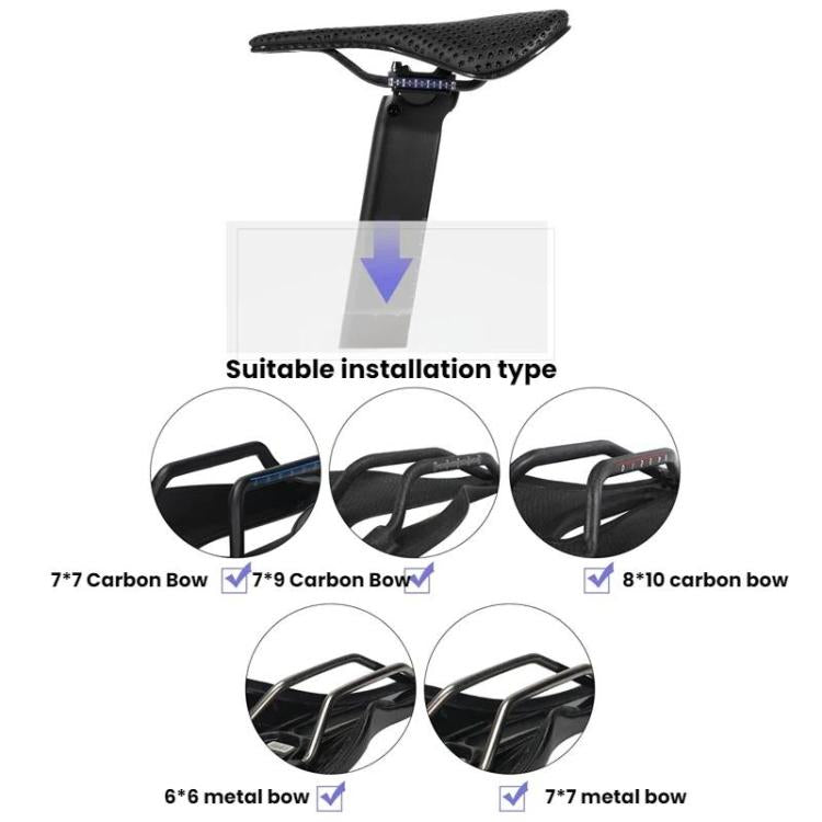 Reggisella in fibra di carbonio TOSEEK per JAVA Siluro 6top