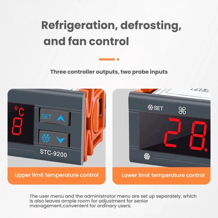 Regolatore di temperatura STC-9200 per celle frigorifere
