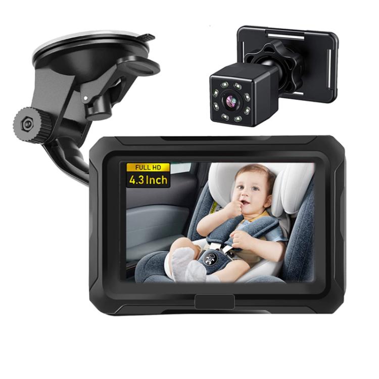 Monitor auto per bambini 4,3" HD 1080p con visione notturna