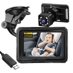 Monitor auto per bambini 4,3" HD 1080p con visione notturna