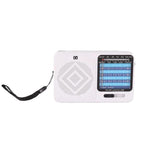 Radio portatile W-913 con puntatore, doppia alimentazione, FM/AM/SW1-7 e multibanda.