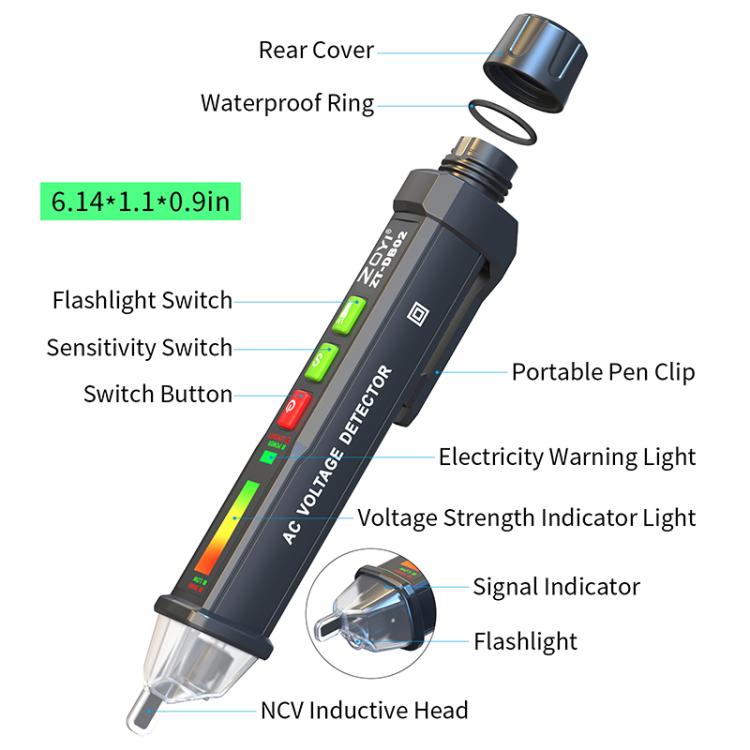 Penna tester tensione a induzione senza contatto ZOYI