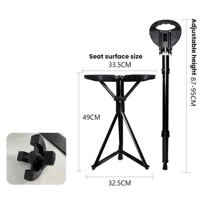 Bastone sgabello da trekking leggero e antiscivolo