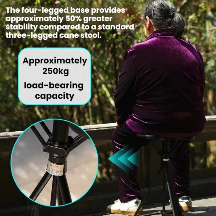Bastone sgabello da trekking leggero e antiscivolo