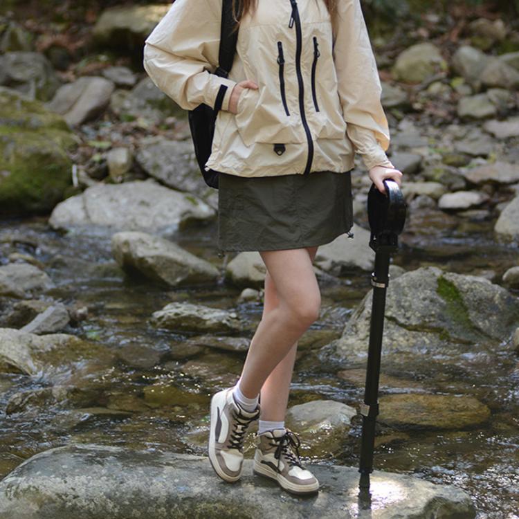 Bastone sgabello da trekking leggero e antiscivolo