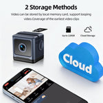 Mini telecamera wireless a batteria con rilevamento movimento