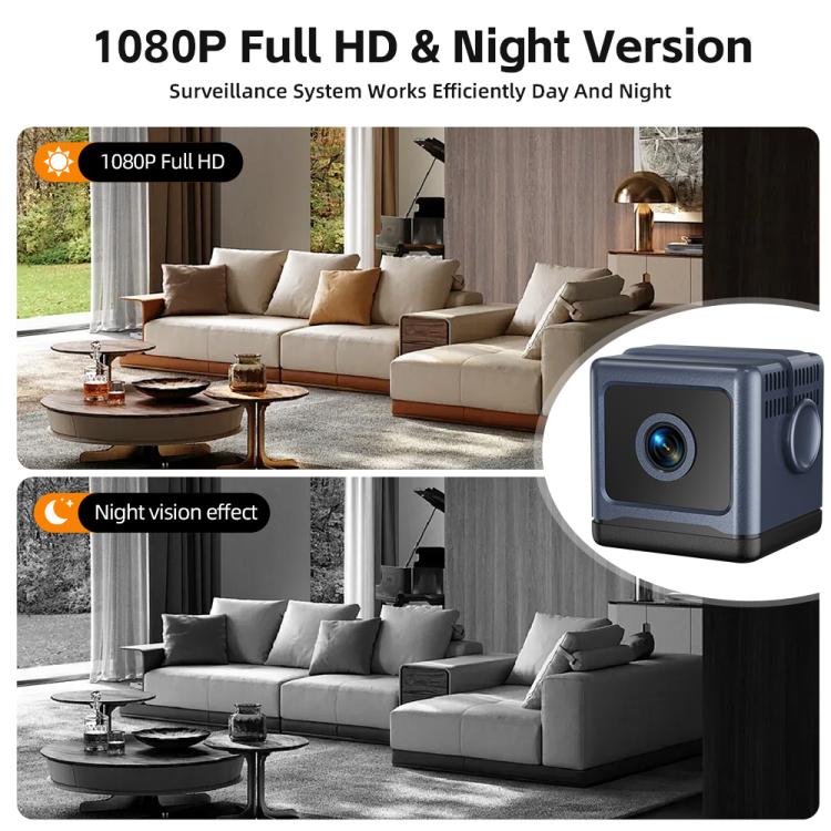 Mini telecamera wireless a batteria con rilevamento movimento