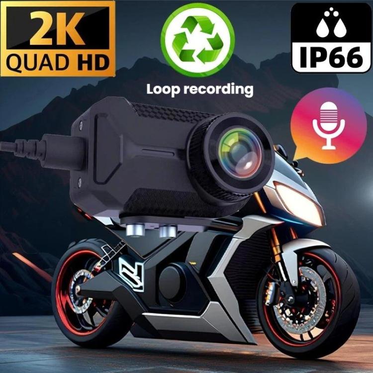 Telecamera da cruscotto per moto M1 impermeabile WiFi 2K HD