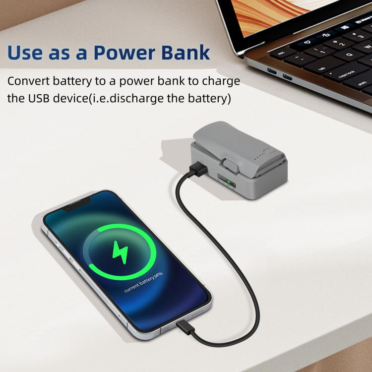 Caricabatterie USB singolo con power bank per DJI Neo 2