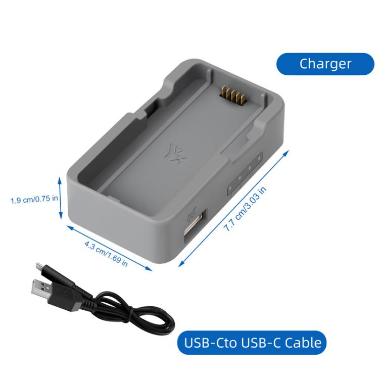 Caricabatterie USB singolo con power bank per DJI Neo 2