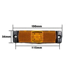 Luce segnalazione laterale LED 12V 24V per camion