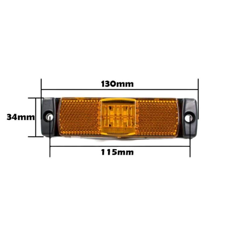 Luce segnalazione laterale LED 12V 24V per camion
