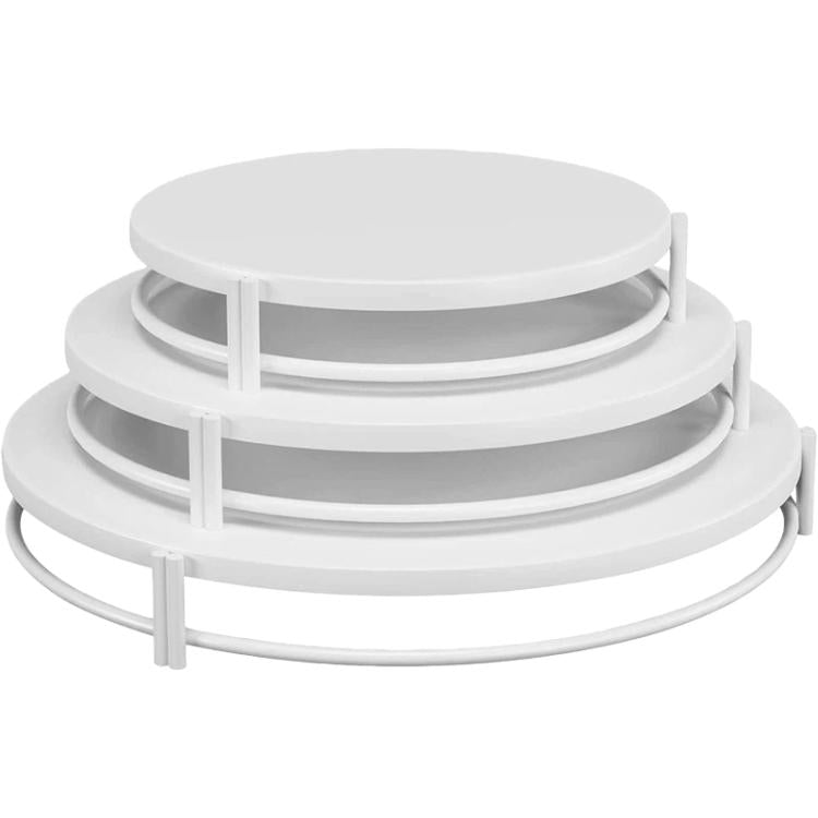 Set 3 alzatine per torte impilabili 30-25-20 cm