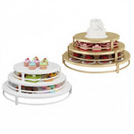 Set 3 alzatine per torte impilabili 30-25-20 cm