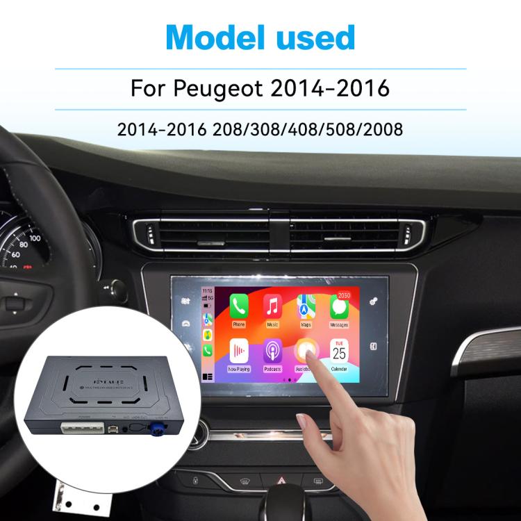 Modulo CarPlay wireless per Peugeot 208, 2008, 308, 408, 508 2014