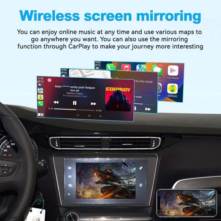 Modulo CarPlay wireless per Peugeot 208, 2008, 308, 408, 508 2014