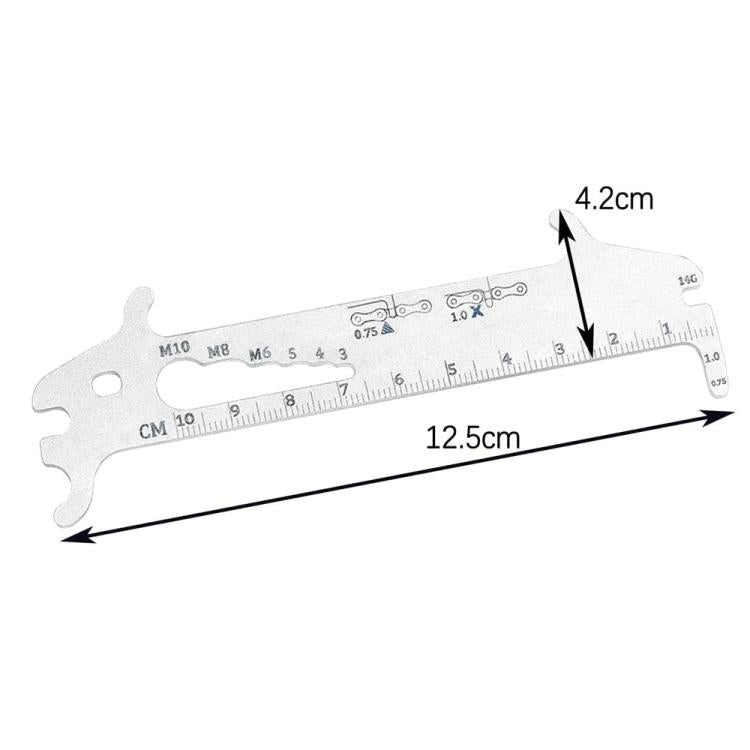 Strumento 7 in 1 per usura catena e manutenzione bici