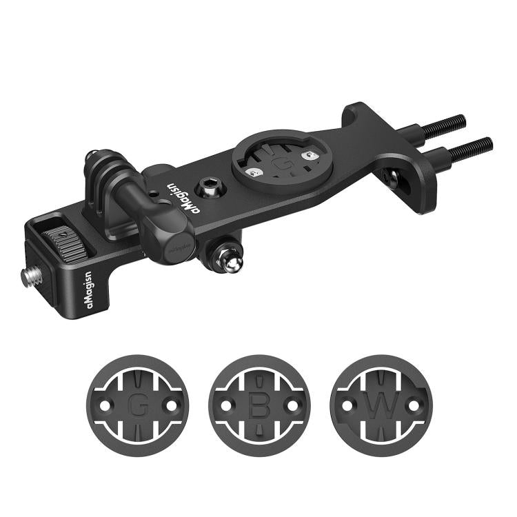 Supporto per tachimetro da ciclismo compatibile action camera