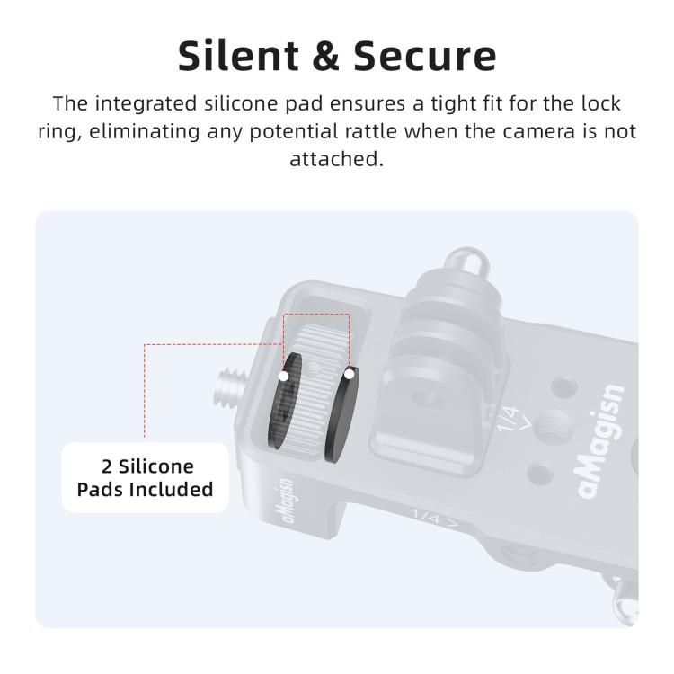 Supporto per tachimetro da ciclismo compatibile action camera