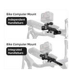 Supporto per tachimetro da ciclismo compatibile action camera