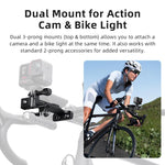 Supporto per tachimetro da ciclismo compatibile action camera