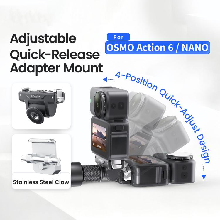 Adattatore magnetico bidirezionale per DJI Osmo Action 6 e Nano