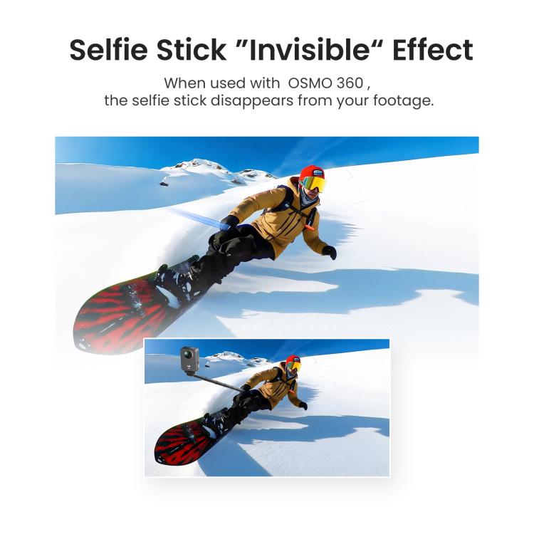 Asta per selfie 120 cm compatibile DJI Osmo 360 e Action