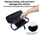Custodia organizer portatile con maniglia per Nintendo Switch OLE