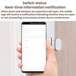 Sensore Zigbee 2 in 1 per porte e finestre compatibile Home Assis