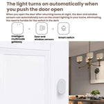 Sensore Zigbee 2 in 1 per porte e finestre compatibile Home Assis