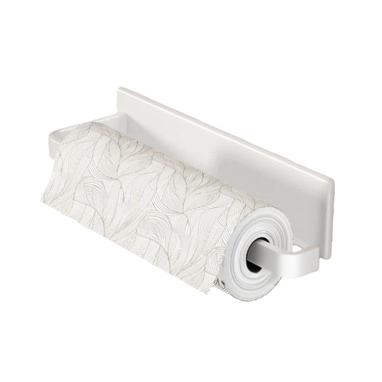Porta rotolo magnetico da parete per cucina 28x10x8 cm