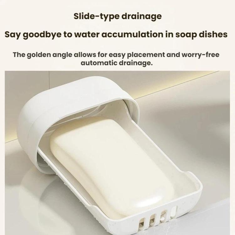 Porta sapone sigillato con coperchio e foro drenaggio