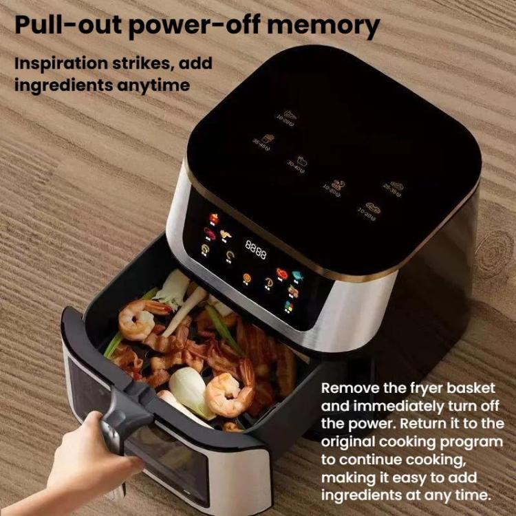 Friggitrice ad aria 1400W 10 litri con comandi touch