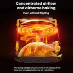 Friggitrice ad aria 1400W 10 litri con comandi touch