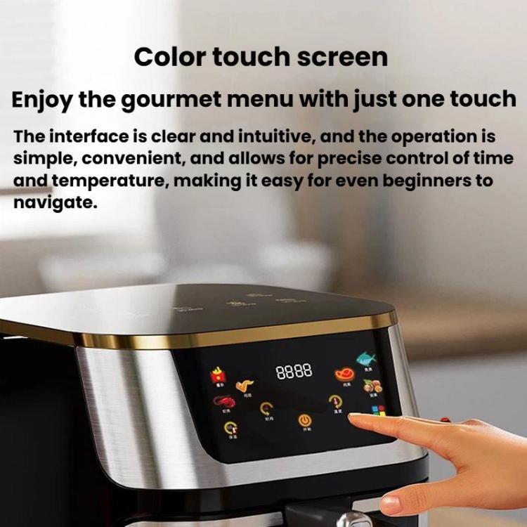Friggitrice ad aria 1400W 10 litri con comandi touch