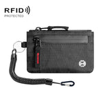 Porta carte antifurto con protezione RFID in tessuto X-PAC