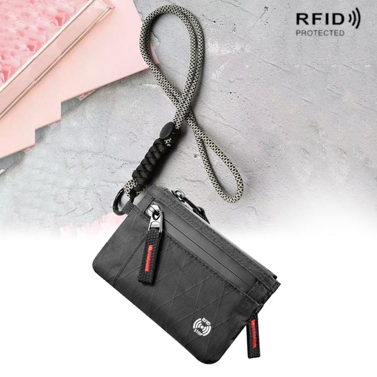 Porta carte antifurto con protezione RFID in tessuto X-PAC