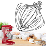 Frusta in acciaio inox a 11 fili per KitchenAid 7 quarti