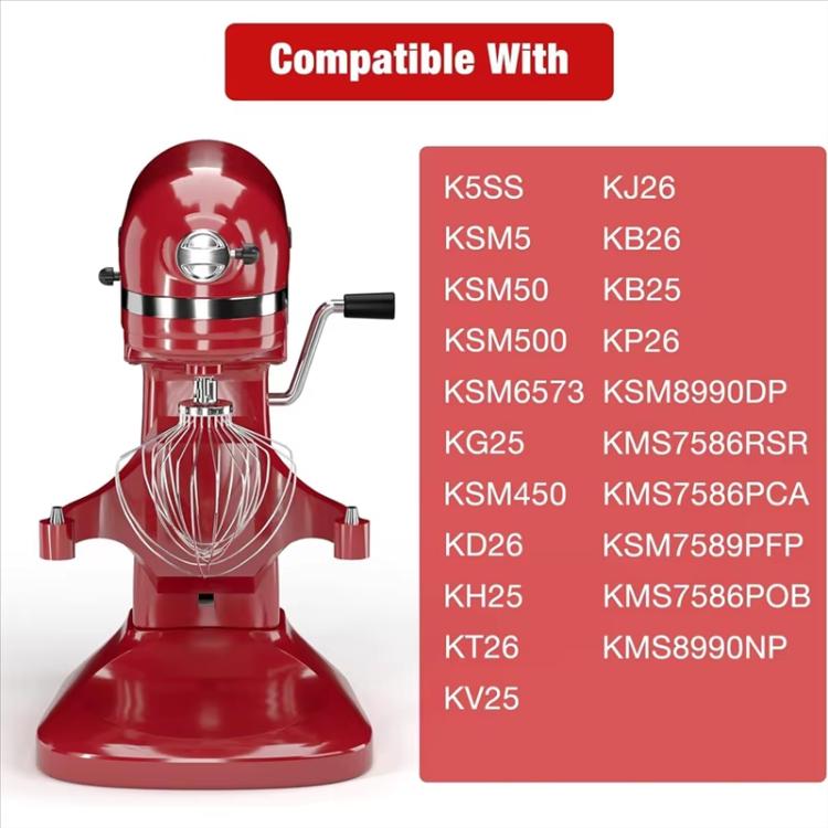 Frusta in acciaio inox a 11 fili per KitchenAid 7 quarti